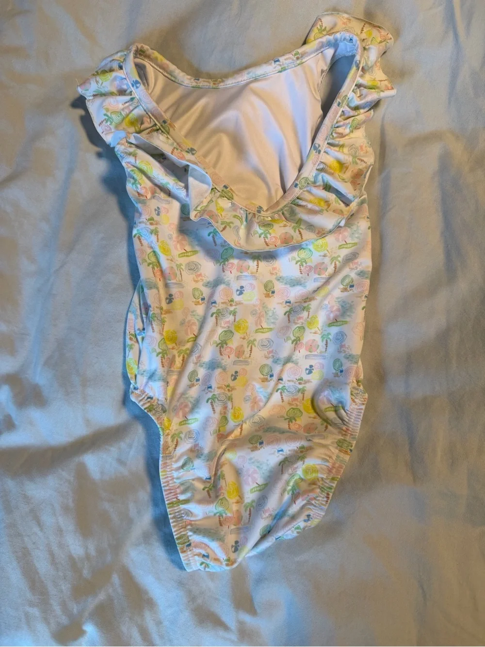 Proper Peony Girls Ocean Club One Piece Swimsuit, 3T